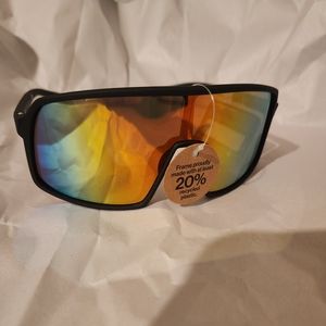 Body Glove Men's Sport Shield Mirror Sunglasses